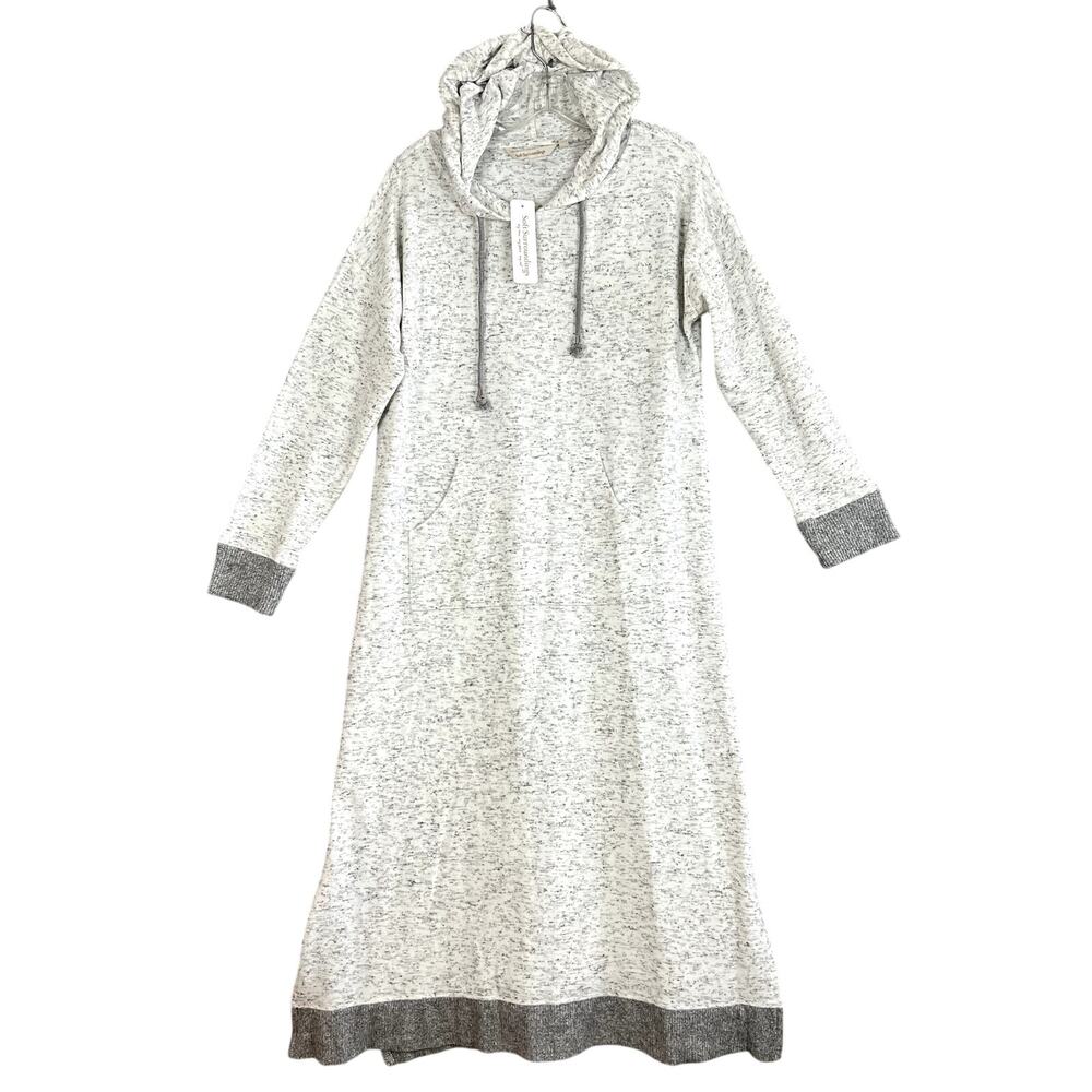 Soft Surroundings Lazy Day Lounge Dress Womens S Hoodie Luxe Cozy Loungewear NWT